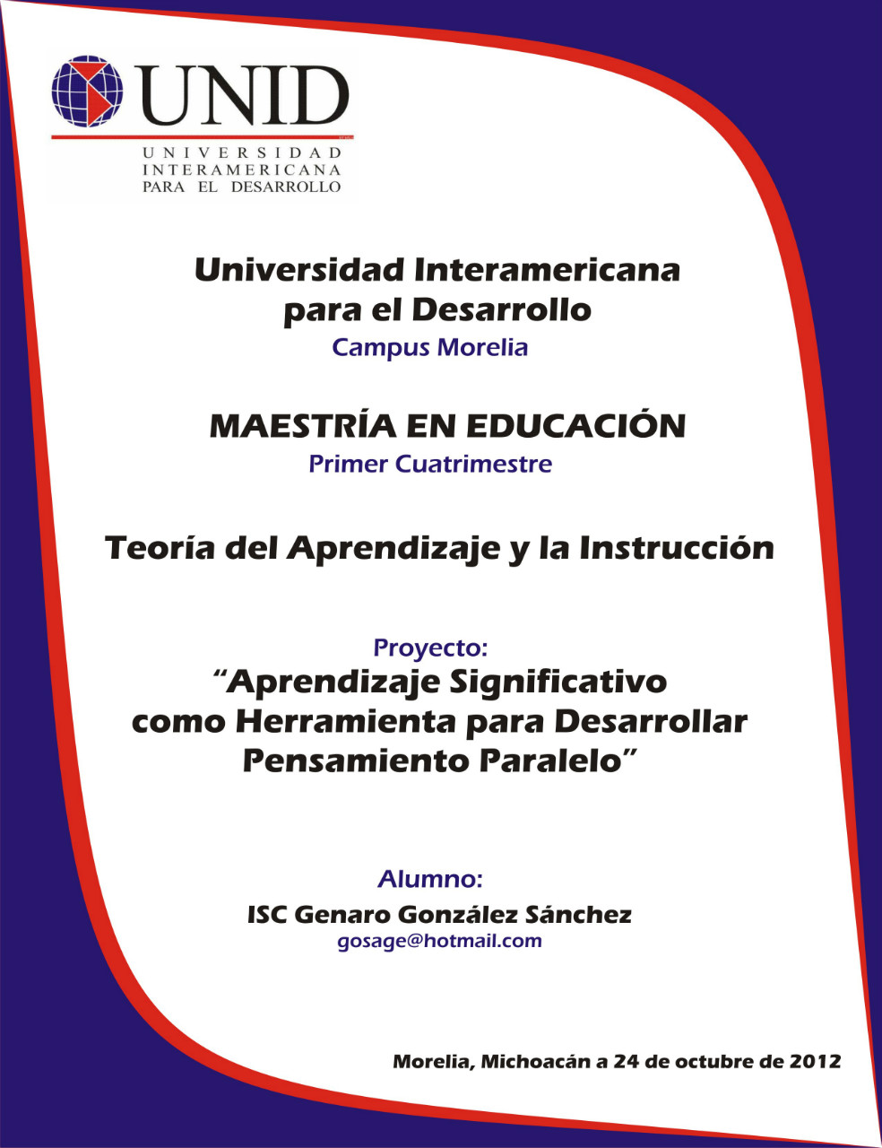 "El Aprendizaje Significativo como Herramienta para Desarrollar el Pensamiento Paralelo"